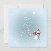 Carte De Correspondance Joyeux Noël et Bonne Année ! XMAS 2026 (Dos)