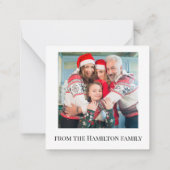 Carte De Correspondance Joyeux Noël Nutcacker photo (Dos)