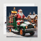 Carte De Correspondance Joyeux Noël Père Noël (Devant / Derrière)