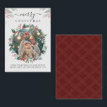 Carte De Correspondance Joyeux Noël Photo personnalisée<br><div class="desc">Une carte photo de Noël que vous pouvez facilement customiser. Ajoutez votre photo, et modifiez le libellé et les noms en cliquant sur le bouton "Personnaliser". (1) Pour plus de personnalisation, veuillez cliquer sur le lien "customiser plus loin" imbriqué sous le bouton "Personnaliser" et utiliser notre outil de conception pour...</div>