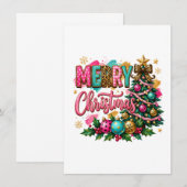 Carte De Correspondance Joyeux Noël prépa (Devant / Derrière)