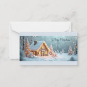 Carte De Correspondance Joyeux Noël ! Salutations de Noël. (Devant)