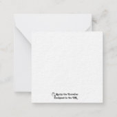 Carte De Correspondance Joyeux Noël Smiling Bull Terrier (Dos)