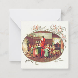 Carte De Correspondance Joyeux Noël vintage/Joyeux Joyeux Jours fériés