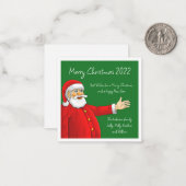 Carte De Correspondance Joyeux Père Noël (Devant/Arrière en situation)