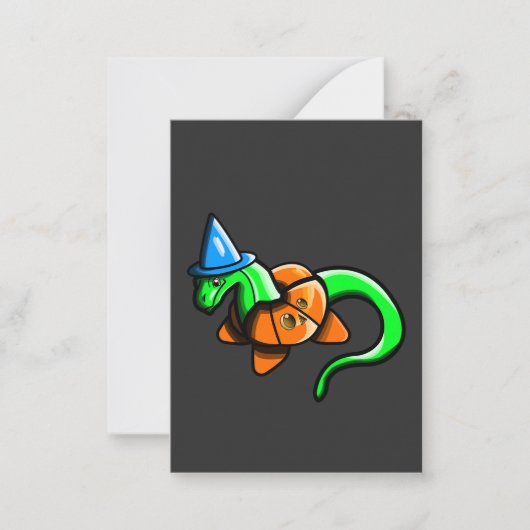 Carte De Correspondance Joyeux Samhain ! ! (Devant)