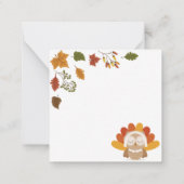 Carte De Correspondance Joyeux Thanksgiving (Dos)
