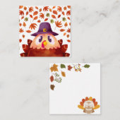 Carte De Correspondance Joyeux Thanksgiving (Devant / Derrière)