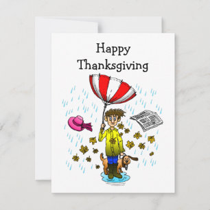 Carte De Correspondance Joyeux Thanksgiving