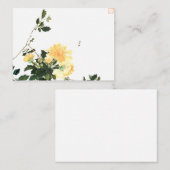 Carte De Correspondance Ju Lian - Insectes et fleurs encadrées (Devant / Derrière)