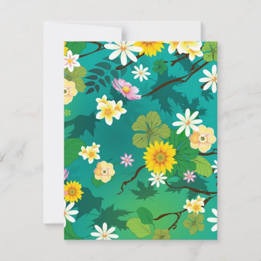 Carte De Correspondance Jungle imaginaire 1 (Devant)