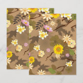 Carte De Correspondance Jungle imaginaire 2 (Devant / Derrière)