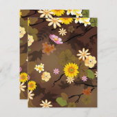 Carte De Correspondance Jungle imaginaire 3 (Devant / Derrière)