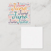 Carte De Correspondance Juno (Devant / Derrière)