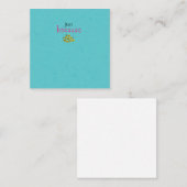 Carte De Correspondance Juste parce que (Devant / Derrière)