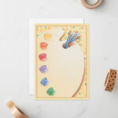 Carte De Correspondance Juste pour le plaisir © (Devant/Arrière en situation)