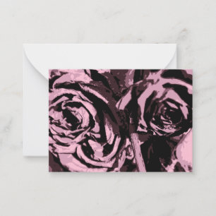 Carte De Correspondance Juste quelques Roses