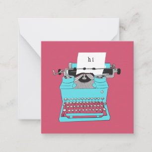 Carte De Correspondance Juste un petit mot pour dire, Salut