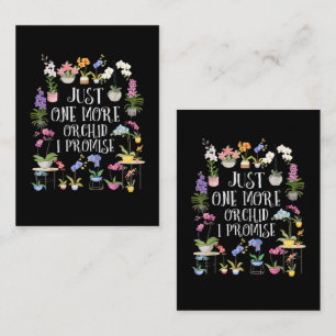 Carte De Correspondance Juste une orchidée de plus, je promets