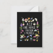 Carte De Correspondance Juste une orchidée de plus, je promets (Devant)