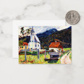 Carte De Correspondance Kandinsky - Kochel - Église du village (Devant/Arrière en situation)