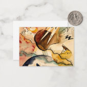 Carte De Correspondance Kandinsky - Paysage de pluie, art abstrait (Devant/Arrière en situation)