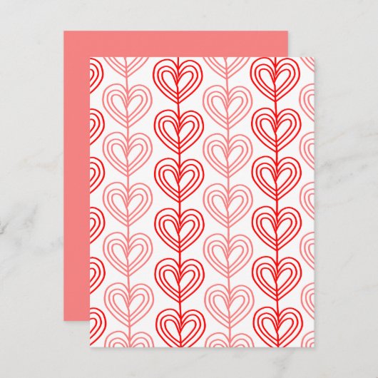 Carte De Correspondance Kandinsky Saint-Valentin décalé (Devant / Derrière)