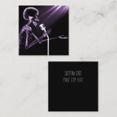 Carte De Correspondance Karaoke Party X-Ray Skeleton Note Card (Devant / Derrière)