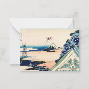 Carte De Correspondance Katsushika Hokusai - Asakusa Honganji temple, Edo