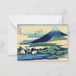 Carte De Correspondance Katsushika Hokusai - Umegawa dans la province de S