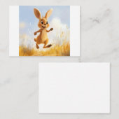 Carte De Correspondance Kiki le Lapin (Devant / Derrière)