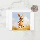 Carte De Correspondance Kiki le Lapin (Devant/Arrière en situation)