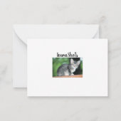 Carte De Correspondance Kitten (Dos)