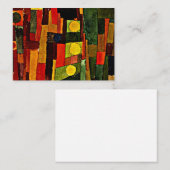 Carte De Correspondance Klee - Dans le style de Kairouan (Devant / Derrière)