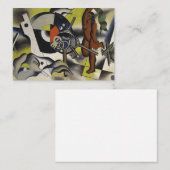 Carte De Correspondance Klee - Femme avec des clés (Devant / Derrière)