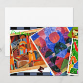 Carte De Correspondance Klee - I Love Paul Klee, collage, (Devant / Derrière)