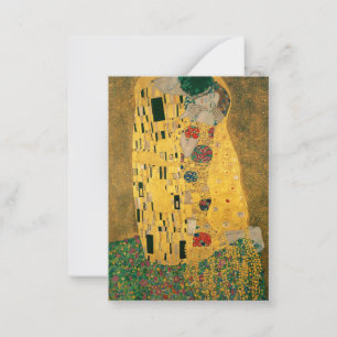 Carte De Correspondance Klimt // La peinture de baiser