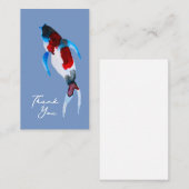 Carte De Correspondance Koi aquarelle (Devant / Derrière)