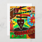 Carte De Correspondance Kwanzaa (Devant / Derrière)