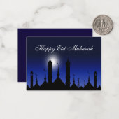 Carte De Correspondance La Belle Mosquée En Arabe (Devant/Arrière en situation)