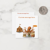 Carte De Correspondance La cabane de snacks du cirque d'Otto (Devant/Arrière en situation)