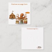 Carte De Correspondance La cabane de snacks du cirque d'Otto (Devant / Derrière)