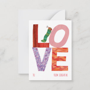 Carte De Correspondance La Caterpillar Très Affamée AMOUR