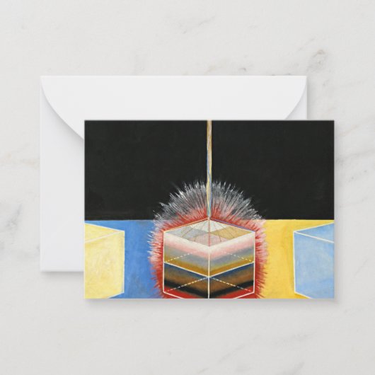 Carte De Correspondance La colombe, 1915 par Hilma af Klint (Devant)