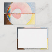 Carte De Correspondance La colombe par Hilma af Klint (Devant / Derrière)