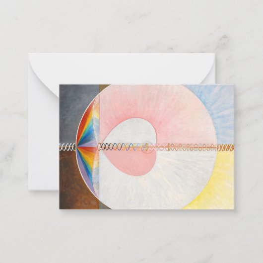 Carte De Correspondance La colombe par Hilma af Klint (Devant)