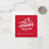 Carte De Correspondance la fête de Saint-Valentin (Devant/Arrière en situation)