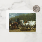 Carte De Correspondance La Foire du Cheval de Rosa Bonheur (Devant/Arrière en situation)