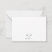 Carte De Correspondance La Lune regarde vers l'étoile - Céleste (Dos)