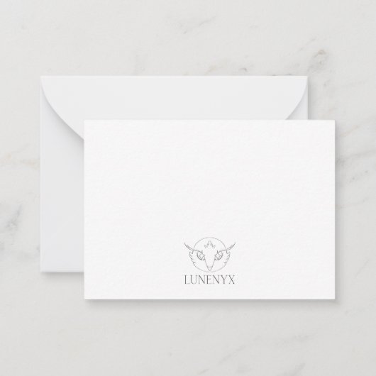 Carte De Correspondance La Lune regarde vers l'étoile - Céleste (Dos)